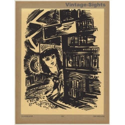 Frans Masereel: La Publicité / Die Reklame (Vintage Art Print 1947)