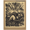 Frans Masereel: La Montagne / Das Gebirge (Vintage Art Print 1947)