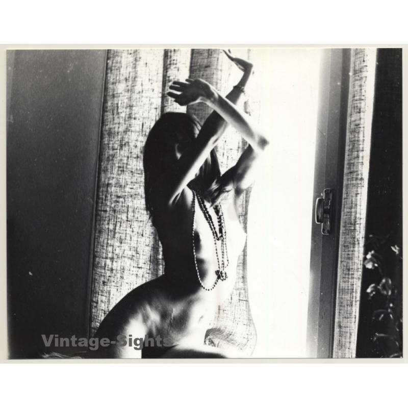 Jerri Bram (1942): Experimental Take Of Nude Hippie Woman (Vintage Photo ~1970s)