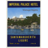 Santa Margherita / Italy: Imperial Palace Hotel (Vintage Luggage Label)