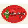 Manila / Philippines: Hotel Mabuhay (Vintage Luggage Label)
