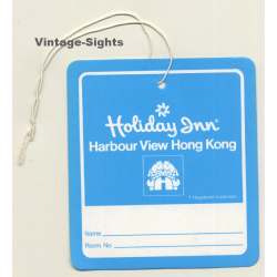Hong Kong: Holiday Inn Harbour View*2 (Vintage Luggage Tag)