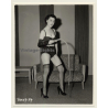 Irving Klaw: Darkhaired Mistress With Whip TANNY-34 / Pin-Up - BDSM (Vintage Photo USA)