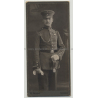 Pretty German Soldier In Festive Uniform / Moustache - Gay INT (Vintage Photo 1880s/1890s)
