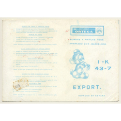 Ortega: Planes, Helicopters & Jets (Vintage Waterslide Decals ~1960s)