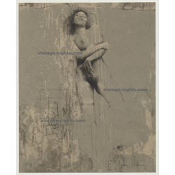 Klaus Böttger: Erotic Nude Study (Original Etching - Lim.Ed. No.750/2000 - ≈ 1980 - handsigned