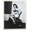 Irving Klaw: Stunning Bettie Page Teases Camera E-974 / Pin-Up - BDSM (Vintage Photo USA)
