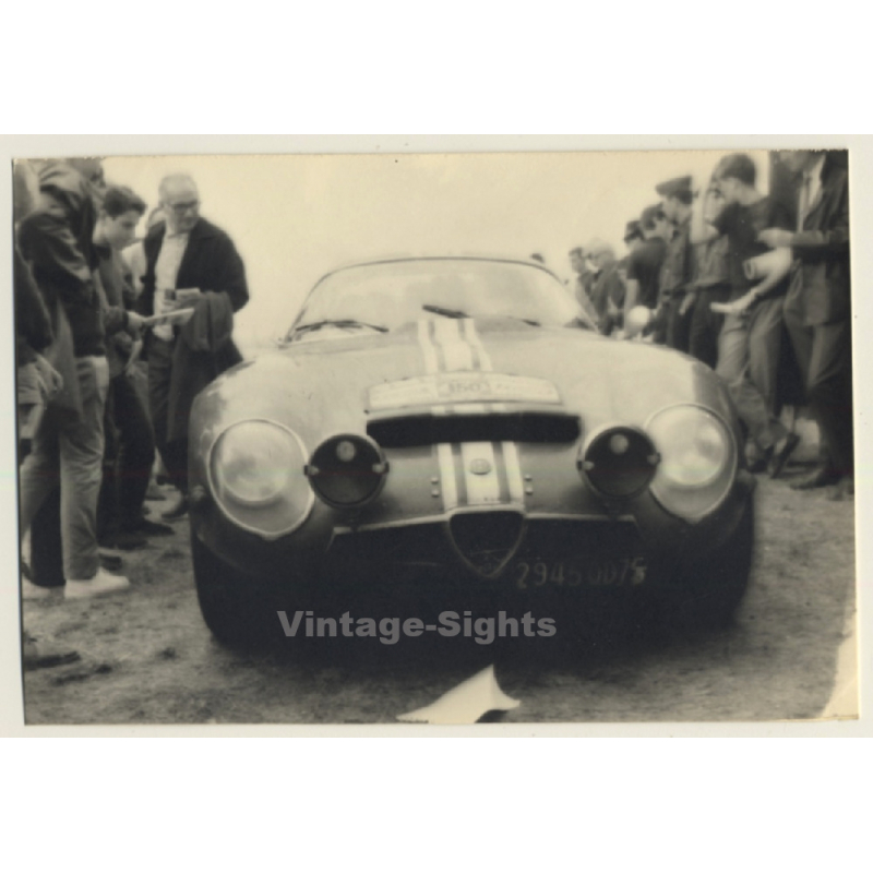 Tour De France 1964: N°150 Alfa Romeo Giulia TZ / Rolland - Augias (Vintage Photo) Tour De France 1964: N°150 Alfa Romeo Giulia TZ / Rolland - Augias (Vintage Photo)