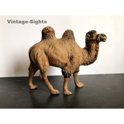 Bactrian Camel / Kamel*5 (Vintage German LINEOL/ELASTOLIN Figure)