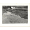 Jerri Bram (1942): Nude Man Lying On Rock In River*2 / Gay INT (Vintage Photo ~1970s)