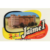 Palma De Mallorca / Spain: Hotel Jaime I (Vintage Luggage Label ~1960s)