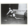 Irving Klaw: Bettie Page Does The Splits F-349 / Pin-Up - BDSM (Vintage Photo USA)