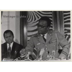 Congo: President Mobutu Seso Seko*1 (Vintage Press Photo ~1960s)