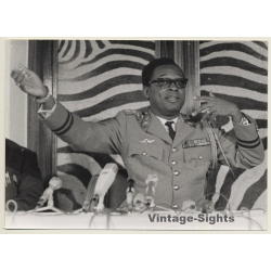 Congo: President Mobutu Seso Seko*3 (Vintage Press Photo ~1960s)