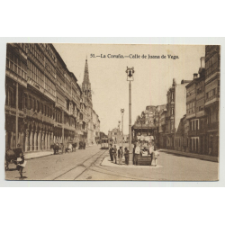 15003 La Coruña - Calle de Juana de Vega / Spain (Vintage PC 1937)