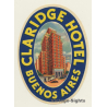 Buenos Aires / Argentina: Claridge Hotel (Vintage Luggage Label)