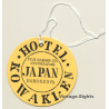 Fuji-Hakone-Izu Nationalpark / Japan: Hotel Kowakien (Vintage Hotel Luggage Tag)