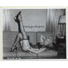 Irving Klaw: Leggy Blonde Maid On Couch DENISE D-2 / Pin-Up - BDSM (Vintage Photo USA)