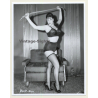 Irving Klaw: Tall Mistress Holds Up Whip BA.P.-200 / Pin-Up - BDSM (Vintage Photo USA)