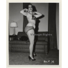 Irving Klaw: Chubby Maid In Bikini BA.P.75 / Pin-Up - BDSM (Vintage Photo USA)