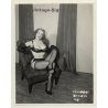 Irving Klaw: Seductive Blonde With Rubber Gloves TEMPEST STORM 48 / Pin-Up - BDSM (Vintage Photo USA)
