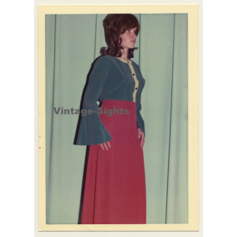 Series Of West German Fashion Photos 15: 1960s/1970s (Vintage Advertisement Photo)