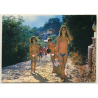 Cote D'Azur: Topless Beach Bunnies / Nudism (Vintage PC ~1970s/1980s)
