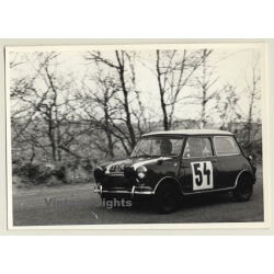 Rallye Du Limousin 1964: N°54 Austin Mini Cooper S (Vintage Photo)