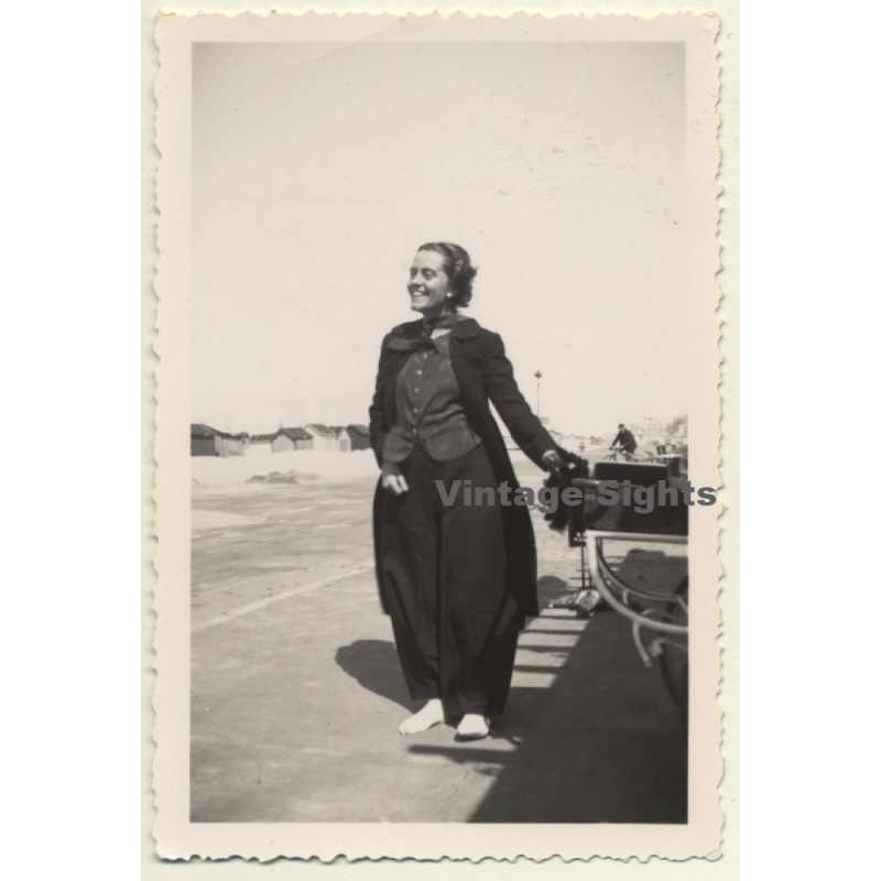 Berck: Stylish Female In Great Balloon Trousers / Fashion (Vintage Photo ~1930s/1940s)