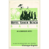 Bali / Indonesia: Hotel Sanur Beach (Vintage Self Adhesive Luggage Label / Sticker)