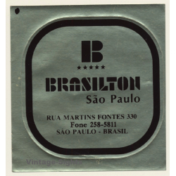 São Paulo / Brazil: Brasilton Hotel (Vintage Self Adhesive...