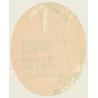 Madeira / Portugal: Hotel Savoy - Palm Tree (Vintage Luggage Label ~1950s/1960s)
