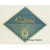 Belgrade / Serbia - Ex Yugoslavia: Hotel Kasina - Beograd (Vintage Luggage Label)