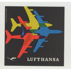Lufthansa - German Airline (Vintage Luggage Label)
