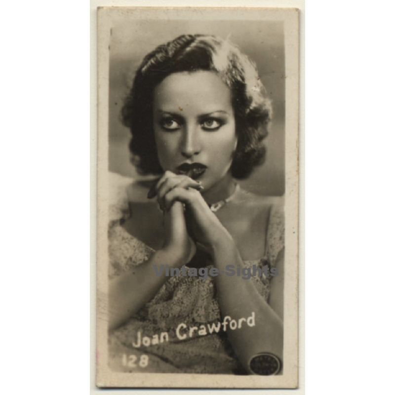 Peter, Cailler, Kohler: Joan Crawford 128 (Vintage Dutch Trading Card Nestlé) Peter, Cailler, Kohler: Joan Crawford 128 (Vintage Dutch Trading Card Nestlé)