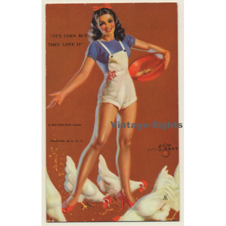 Zoe Mozert: It's Corn But They Love It / Pin-Up - Risqué (Mutoscope Card PC)