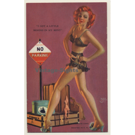 Zoe Mozert: I Got A Little Behind In My Rent / Pin-Up - Risqué (Mutoscope Card PC)