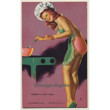 Here's A Hot Dish / Pin-Up - Risqué (Mutoscope Card PC)