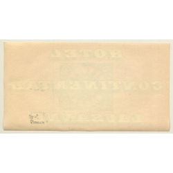 Lausanne / Switzerland: Hotel Continental (Vintage Luggage Label)