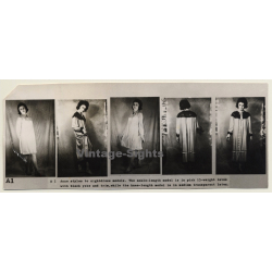 Latex Fashion Photos - Nightdress Models - Fetish / BDSM (Vintage Photos ~1940s/1950s)