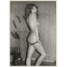 Semi Nude Female Looks At Camera / Pulls Down Panties (Vintage Photo GDR ~1970s/1980s)