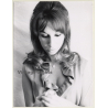 Jerri Bram (1942): Pretty Pensive Brunette Female / Hairstyle (Vintage Photo ~1970s)