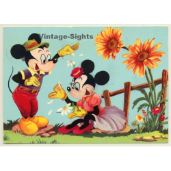 Walt Disney: Mickey Mouse & Minnie / Sunflower (Vintage PC 1963)