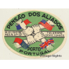 Porto / Portugal: Pensão Dos Aliados (Vintage Luggage Label)