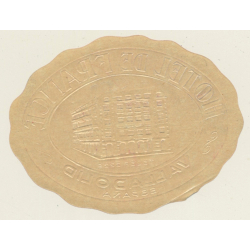 Valladolid / Spain: Hotel De France (Vintage Luggage Label)