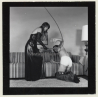 Mistress About To Whip Semi Nude Man*3 / Rod - BDSM (Vintage Contact Sheet Photo 1970s)