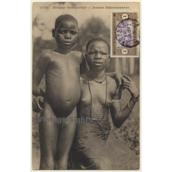 Afrique Occidentale: Jeune Dahoméennes / Tribal Scars - Ethnic (Vintage PC ~1910s/1920s)