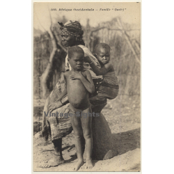 Afrique Occidentale: Famille Ouolof / Mother & Kids - Ethnic...