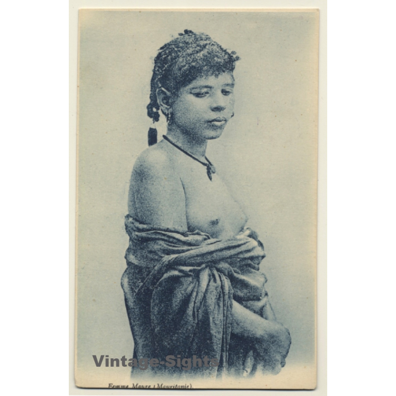 Maghreb: Femme Maure - Moorish Female / Risqué (Vintage PC ~1910s/1920s) Maghreb: Femme Maure - Moorish Female / Risqué (Vintage PC ~1910s/1920s)