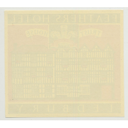 Feathers Hotel (Trust House) - Chester / Great Britain (Vintage Luggage Label 1950s)